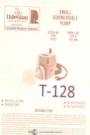 Tecumseh, Little Giant No. 2E-N 2E-38N, Submersible Pump, Ops and Parts Manual-2E-38N-2E-N-01